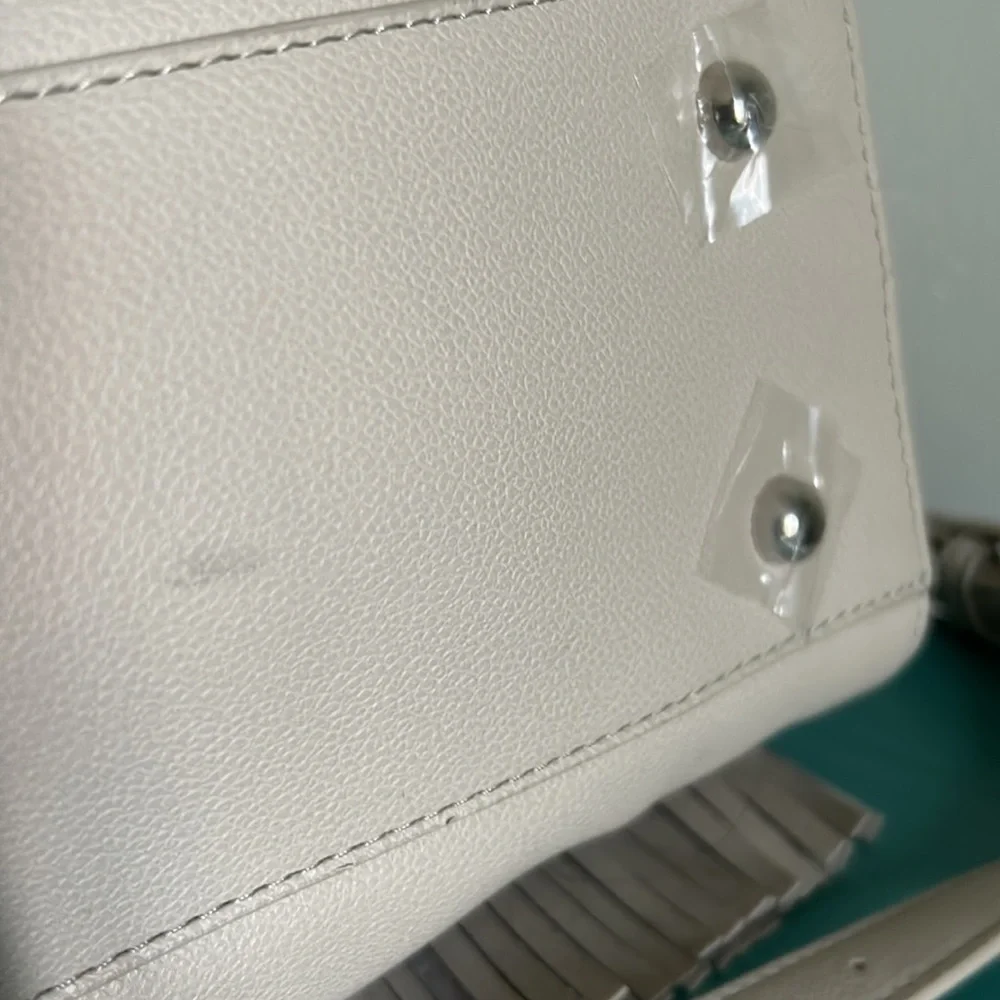 Citi Collective Ella Bag Vegan Leather Suede Fringe Detail Convertible Carryall - Picture 5 of 13